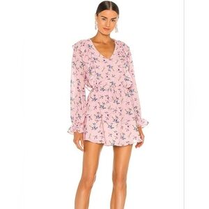 Yumi Kim by Revolve Pink Floral  Dress Sz S
